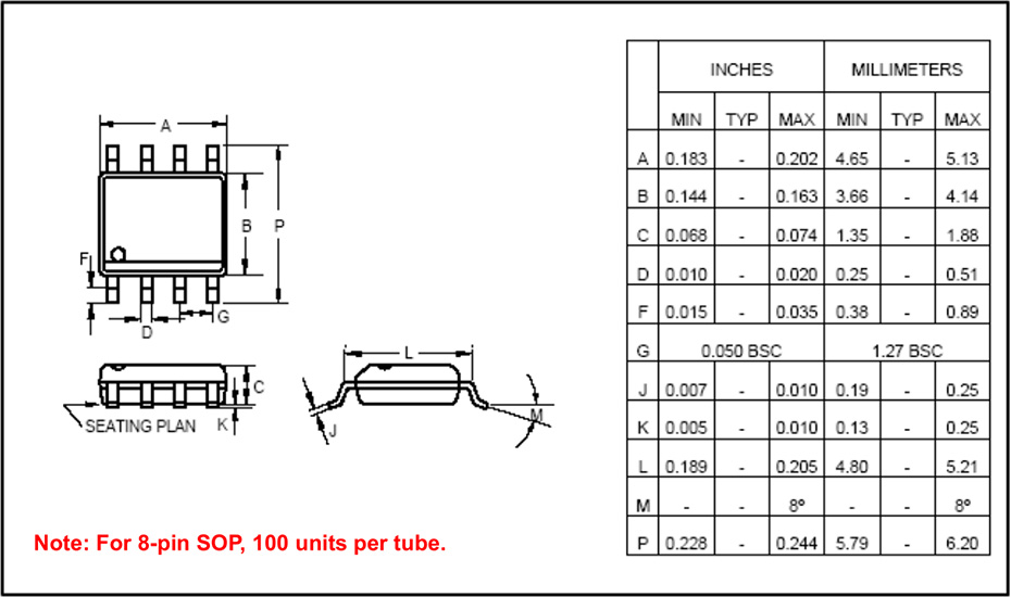 NY8A051F脚位图 NY8A051F脚位图