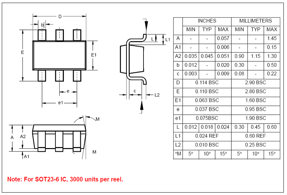 九齐NY8A051C单片机6引脚封装图 九齐NY8A051C单片机6引脚封装图